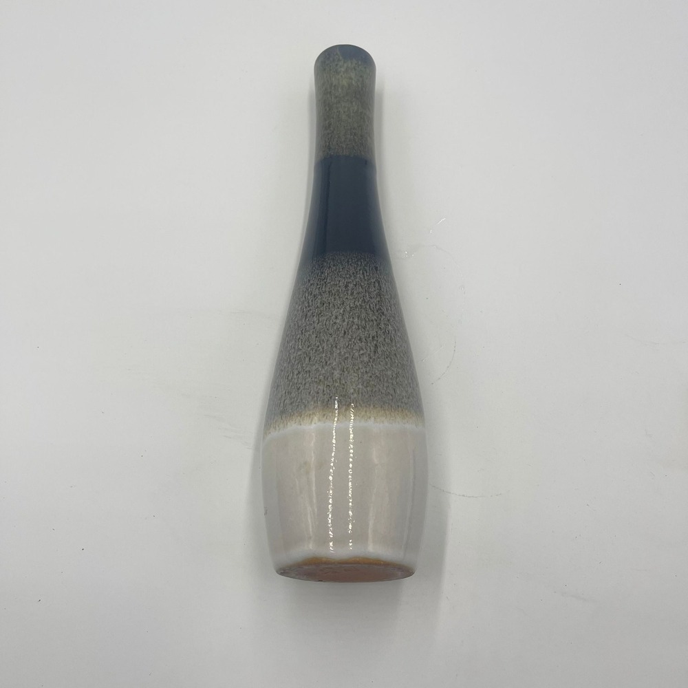 Ombre Glazed‎ Ceramic Vase Neutral Color Tall Bud Vase Home Decor Accent